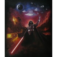 Print painting artwork /movie.star war /Darth Vader/Anakin Skywalker/lightsaber.