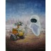 Print painting artwork /movie WALL-E / EVA/kids gift/children room decor