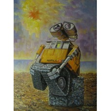 Print painting artwork /movie WALL-E/kids gift/children room decor