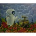 Print painting artwork /movie WALL-E and EVA