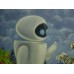 Print painting artwork /movie WALL-E and EVA