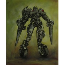 Print painting artwork/Transformer.movie Sideswipe