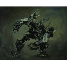 Print painting artwork /Transformer.movie.Prowl