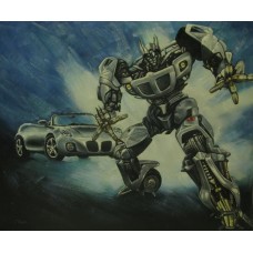 Print painting artwork /Transformer.movie.Jazz