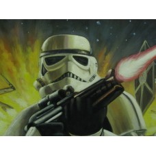 Print Painting on canvas/MOVIE.Star Wars Attack Of The Clones