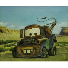 Print painting artwork /CARS.movie.FORD PICKUP.Mater