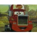 Print Painting on canvas/MOVIE.CARS.movie.Mack .Super－Liner.Car Hamm