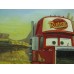 Print Painting on canvas/MOVIE.CARS.movie.Mack .Super－Liner.Car Hamm