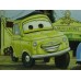 Print painting artwork /movie CARS .Flat 501.Guido.BMW Isetta.Red