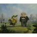 Print painting artwork /movie UP.Kevin.Carl fredricksen.dog.Russell