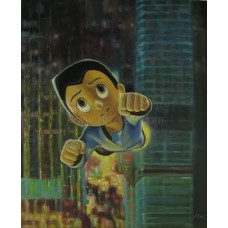 Print painting artwork /movie Astro boy /Tetsuwan Atom