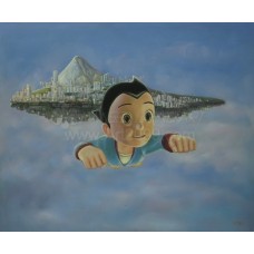 Print painting artwork /movie Astro boy /Tetsuwan Atom