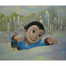 Print painting artwork /movie Astro boy /Tetsuwan Atom