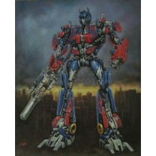 Print painting artwork /movie Transformer.Optimus prime