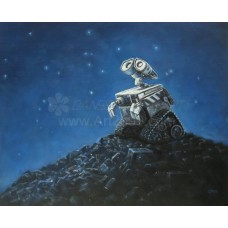 Print painting artwork /movie .WALL-E