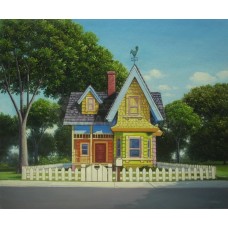 Print painting artwork /movie UP /dream house