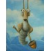 Print painting artwork /movie ICE AGE/Squirrel Scrat 