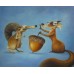 Print painting artwork /movie.ICE AGE/Squirrel Scrat/Scratte