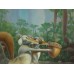 Print painting artwork /movie.ICE AGE/Squirrel Scrat/Scratte /dencing/jungle/kids gift/children room decor