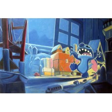 Print painting artwork /movie Monster Company