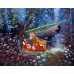 Print painting artwork /movie Disney lady-and-the-tramp The Fox and the Hound