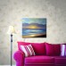 Print painting artwork /landscape Sunset sea seabird/ocean