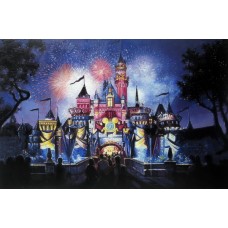 Print painting artwork /Disney Sleeping Beauty Castle/