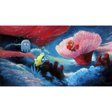 Print painting artwork /movie/Finding Nemo /Clownfish/Marlin/Dory/kids gift/children room decor