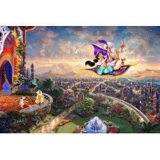 Print painting artwork /disney aladdin  /  Princess Jasmine /the King of Thieves