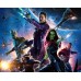 Print art on canvas Poster/Guardians of the Galaxy /Peter Quill/Gamora/Groot/Rocket Raccoon 