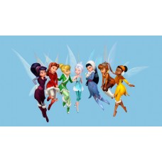 Print art on canvas/Disney Tinker Bell and the Pirate Fairy/ children decor Wall Decoration