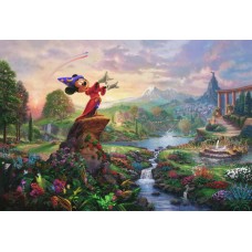 Print art on canvas/Disney  Fantasia/Mickey Mouse / children decor Wall Decoration