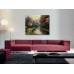 Print art on canvas/Print art on canvas/A Quiet Evening Thomas/ Sunset River Landscape/Wall Decoration